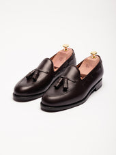 The Tassel Loafer Rubber Sole Signs Of Wear