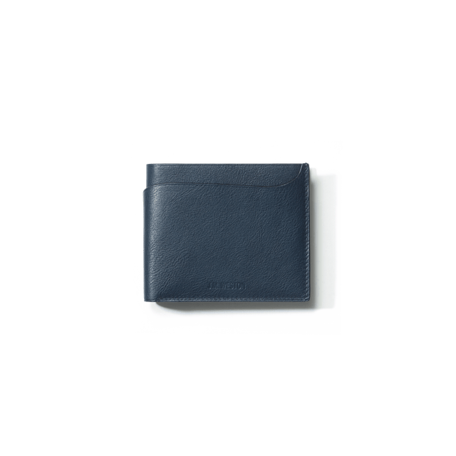 Double you Compact Wallet[Navy Soft Calfskin]