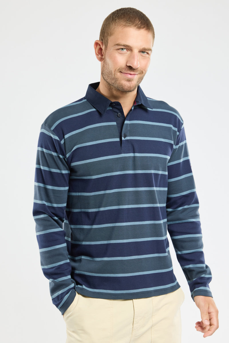Polo manches longues - coton