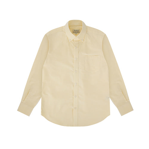 Oxford cotton Button Down Collar shirt (Yellow)