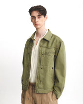 Western Trucker Jacket Denim