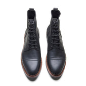 Dixon Cap Toe Derby Boot Pullup Hand Welted Stout Boots