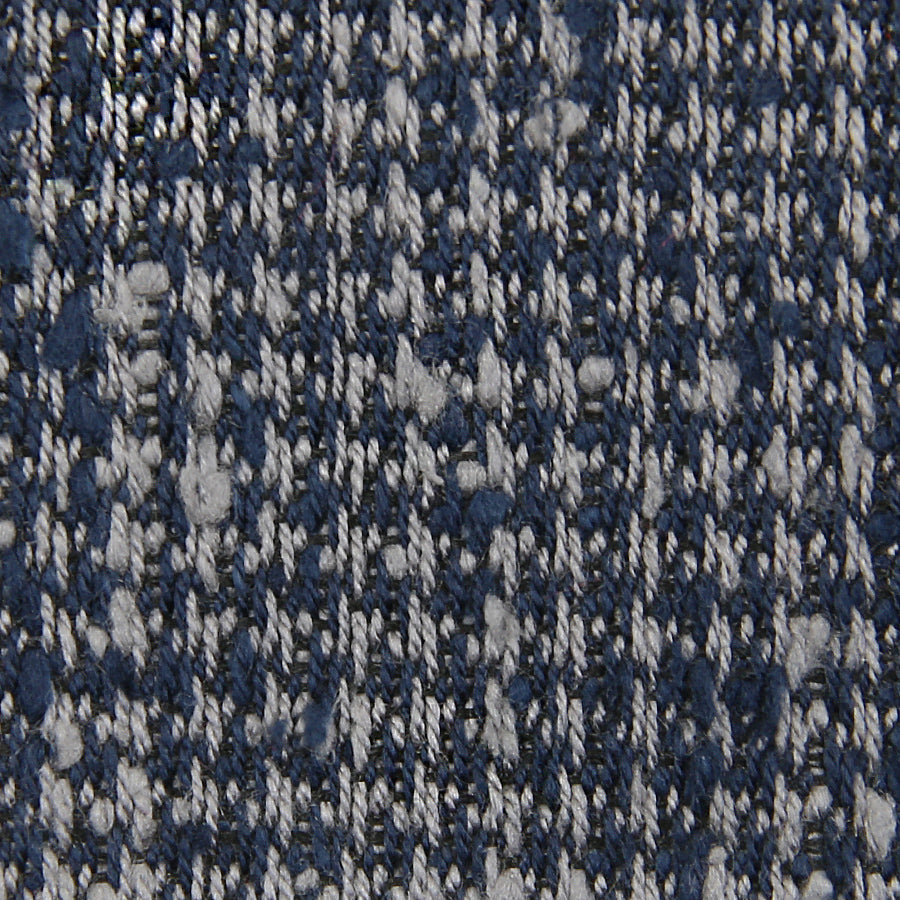 Houndstooth Shantung Grenadine Bespoke Tie Navy Grey