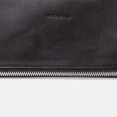 Laptop Sleeve in Black Epsom Leather