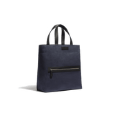 Walker Tote Bag Large Model [Navy Canvas and Black Calfskin]