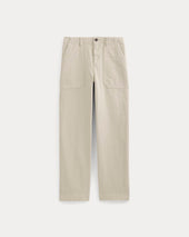 Relaxed Herringbone Fatigue Pants | Peyote