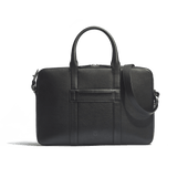 Double You Briefcase[Black Soft Calfskin]