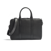 Double You Briefcase[Black Soft Calfskin]