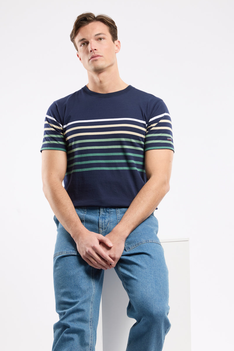 T-shirt rayé - coton léger