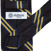 Striped Grossa Grenadine Silk Tie