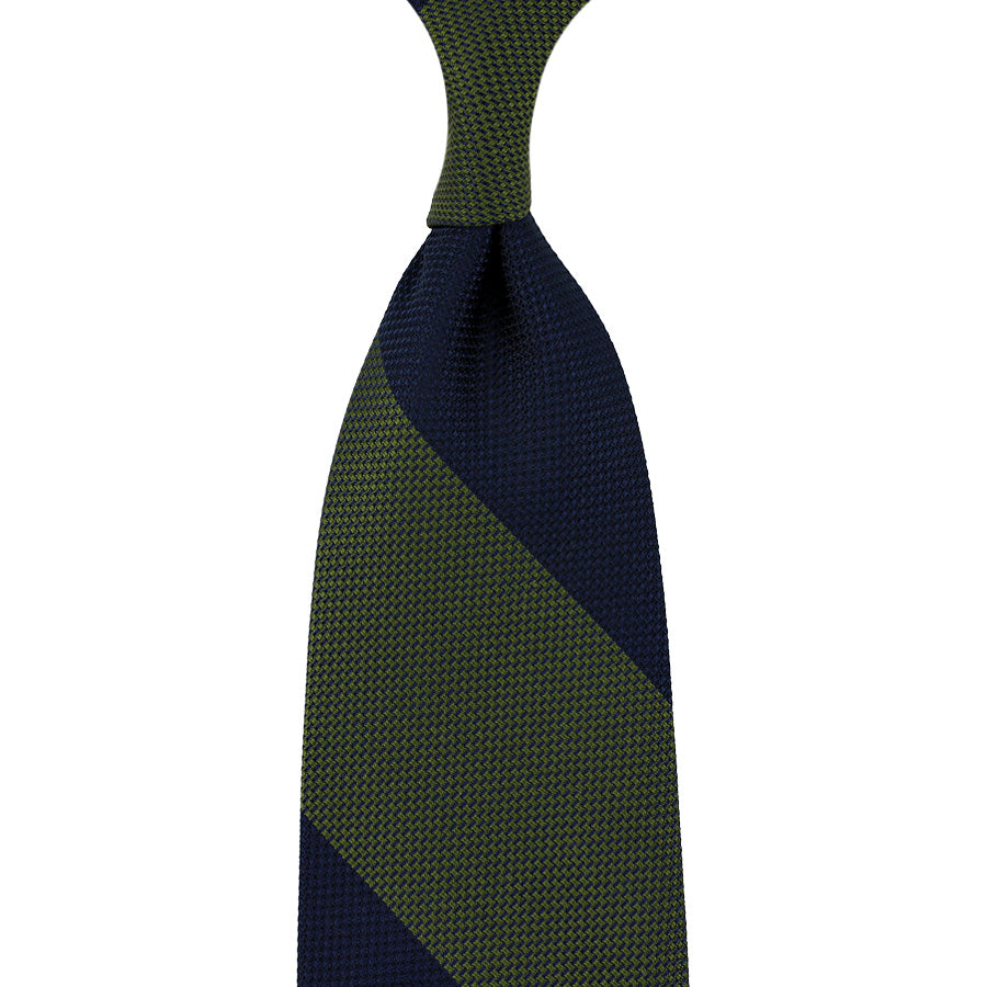 Japanese Grenadine Silk Tie Navy