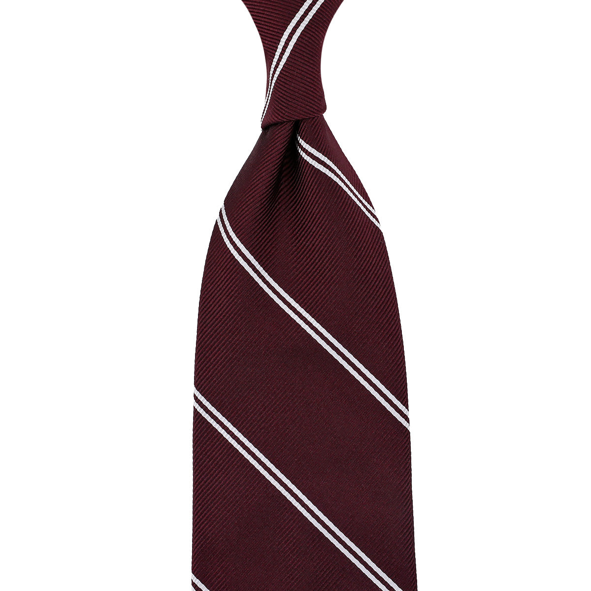 Double Bar Japanese Repp Stripe Silk Tie