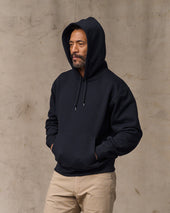14-oz. Heritage Fleece Hoodie - Dark Indigo