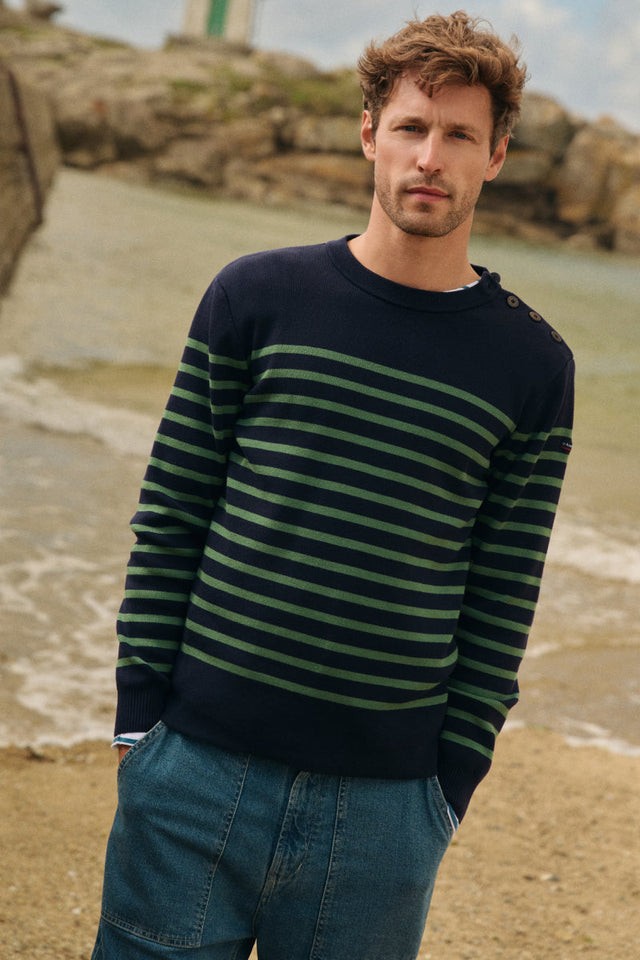 Pull marin rayé Groix - coton