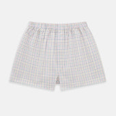 Rainbow Check Godfrey Boxer Shorts