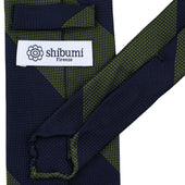Japanese Grenadine Silk Tie Navy