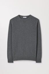 Dark Grey Cashmere Sweater 97 Recycled Cashmere Asket