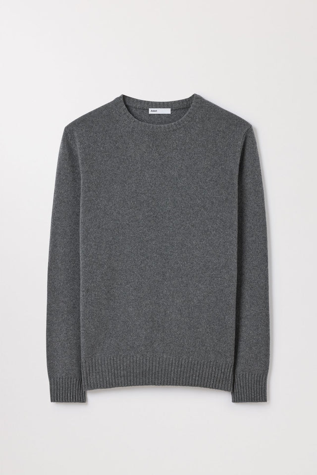 Dark Grey Cashmere Sweater 97 Recycled Cashmere Asket