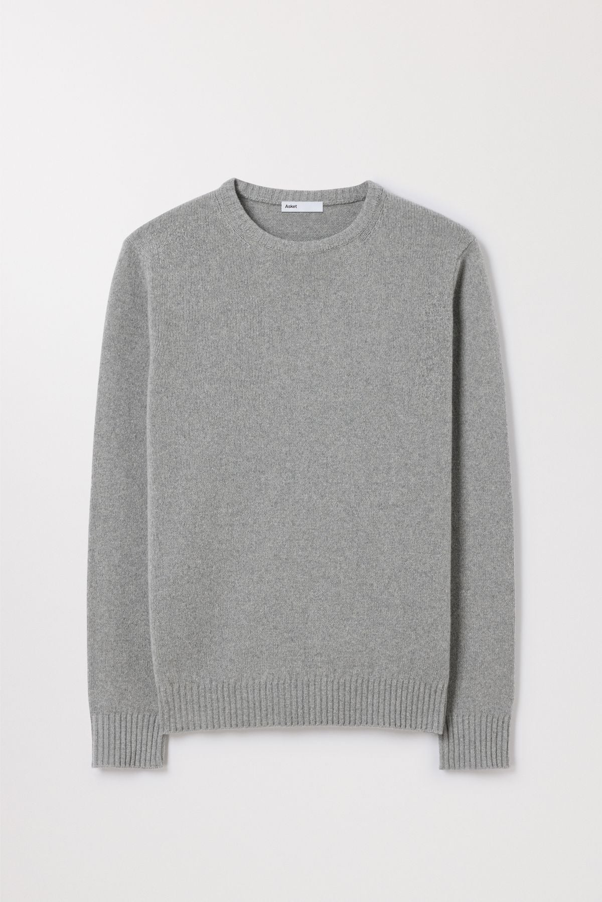 Light Grey Cashmere Sweater | 100% Recycled Cashmere | Asket