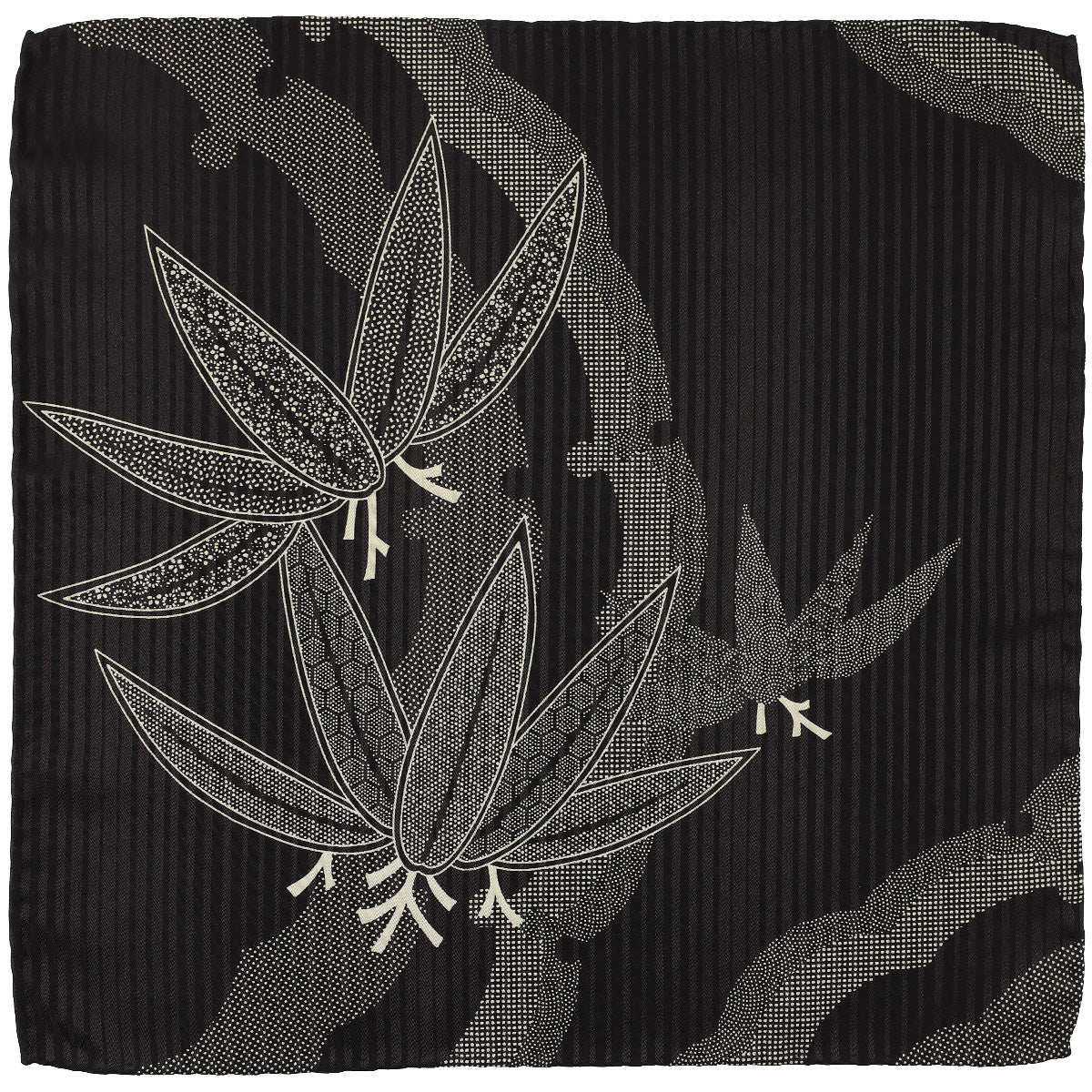 Vintage Kimono Silk Pocket Square