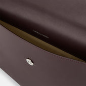 Leather Snap Fasten Pouch
