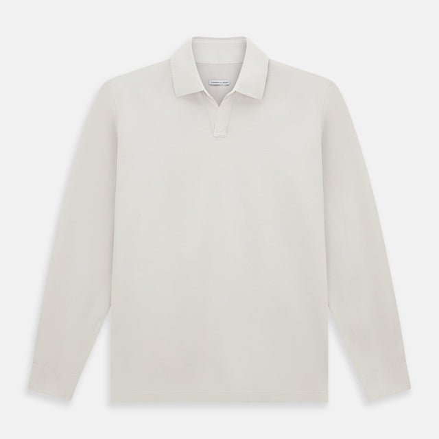 Pale Pink Rugby Polo Shirt