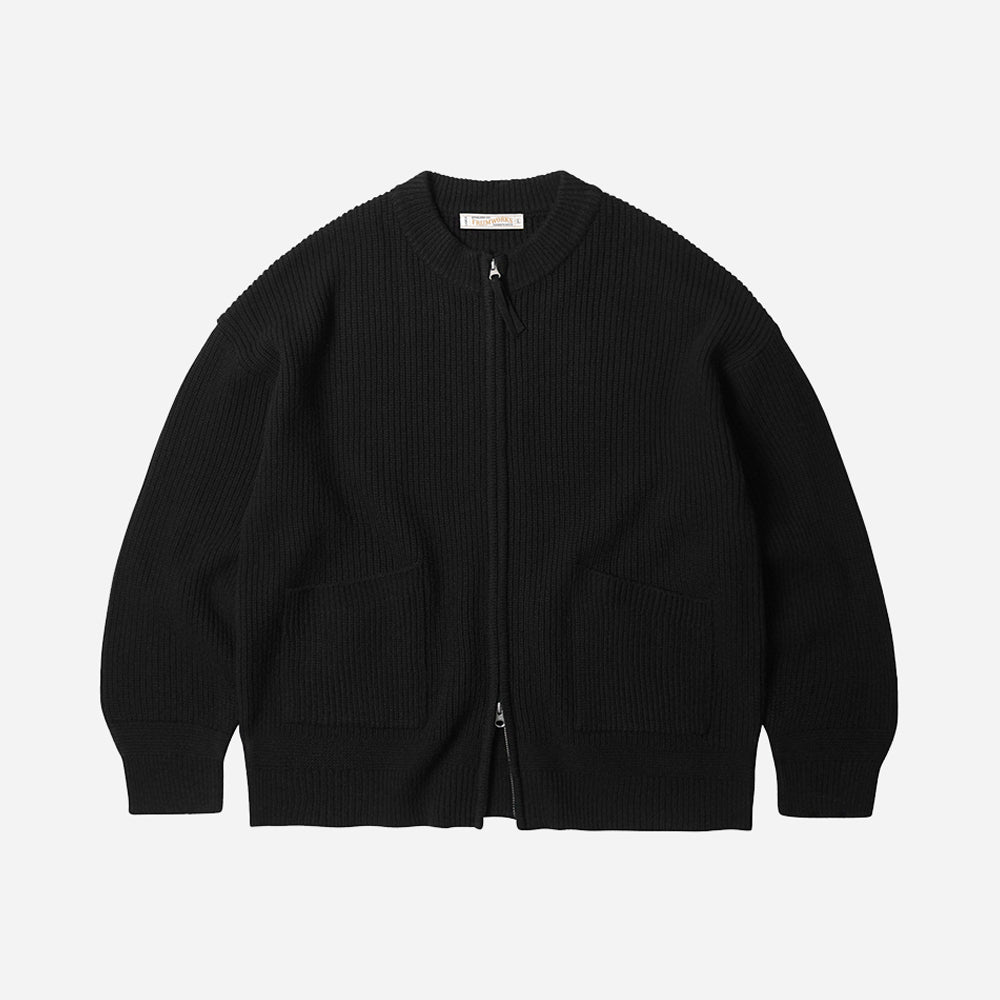 Wool Deck Zipup Cardigan