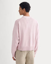 Cropped Cardigan In Everyday Cotton Burnished Lilac