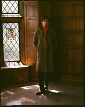 Made In Scotland Red Lambswool Turtleneck Sweater