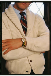 Made In Scotland Cashmere Shawl Collar Cardigan
