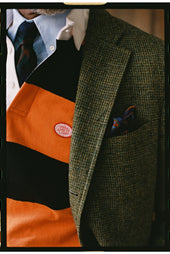 Made In Usa Tic Weave Cheviot Tweed Sport Coat