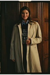 Made In England Beige Waterproof Raincoat