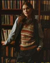 Made In Scotland Fair Isle Sweater Vest