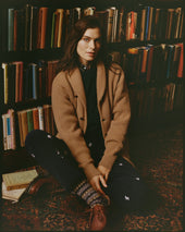 Made In Scotland Shawl Collar Camelhair Cardigan