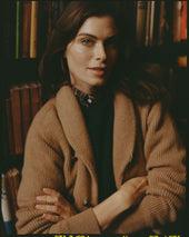 Made In Scotland Shawl Collar Camelhair Cardigan