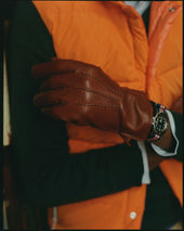 Made In Italy Cashmere Lined Nappa Leather Gloves