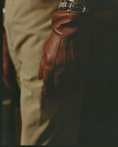 Made In Italy Cashmere Lined Nappa Leather Gloves