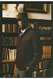 Made In Italy Olive Ticweave Harris Tweed Bucket Hat
