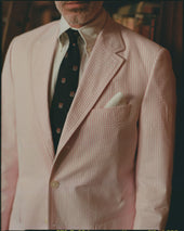Made In Canada Pink Stripe Seersucker Sport Coat