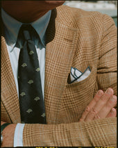 Made In Usa Light Brown Prince Of Wales Sport Coat