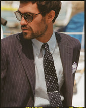 Made In Usa Chalk Stripe Linen Sport Coat
