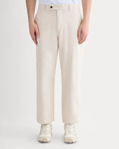 Cropped Slub Trouser | Peyote