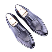 Five Eyelet Split Toe Derby With Hand Stitched Apron And Heel Cap