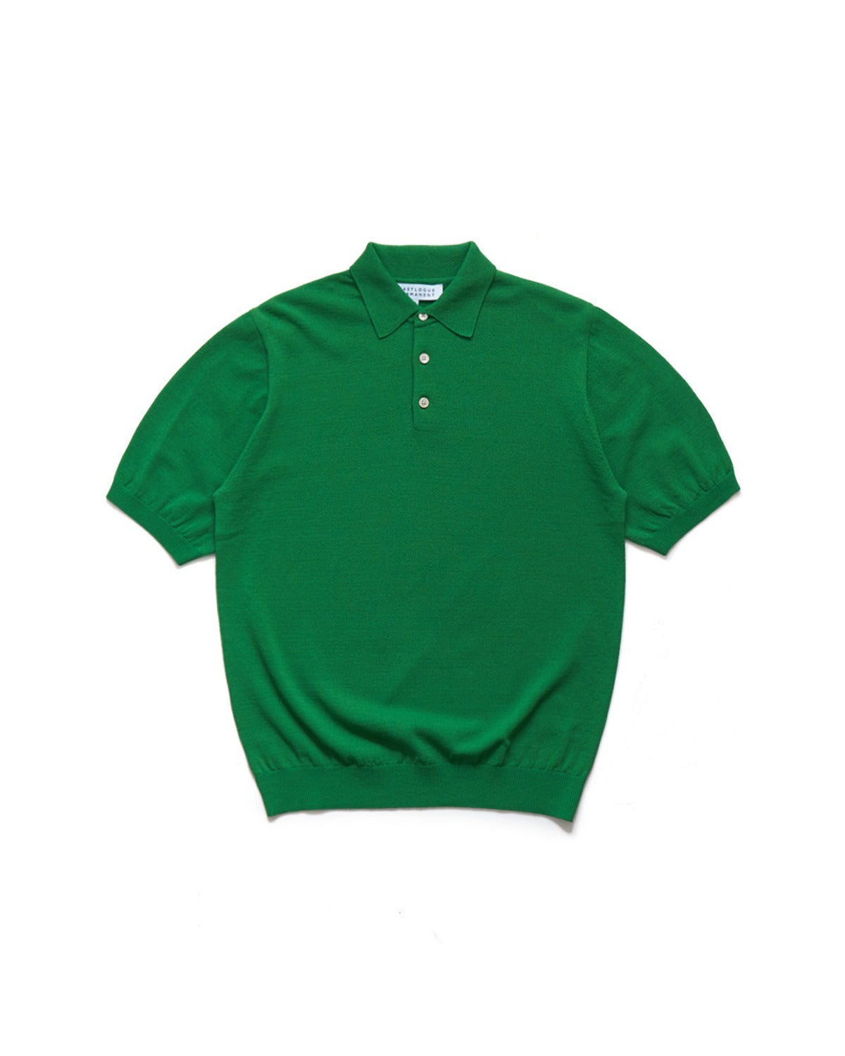 HALF SLEEVES KNIT / GREEN