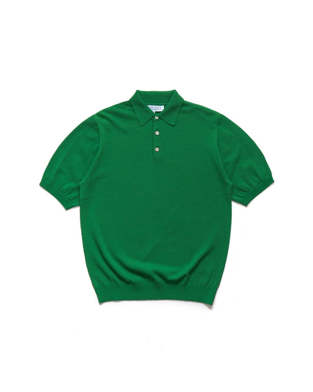 HALF SLEEVES KNIT / GREEN