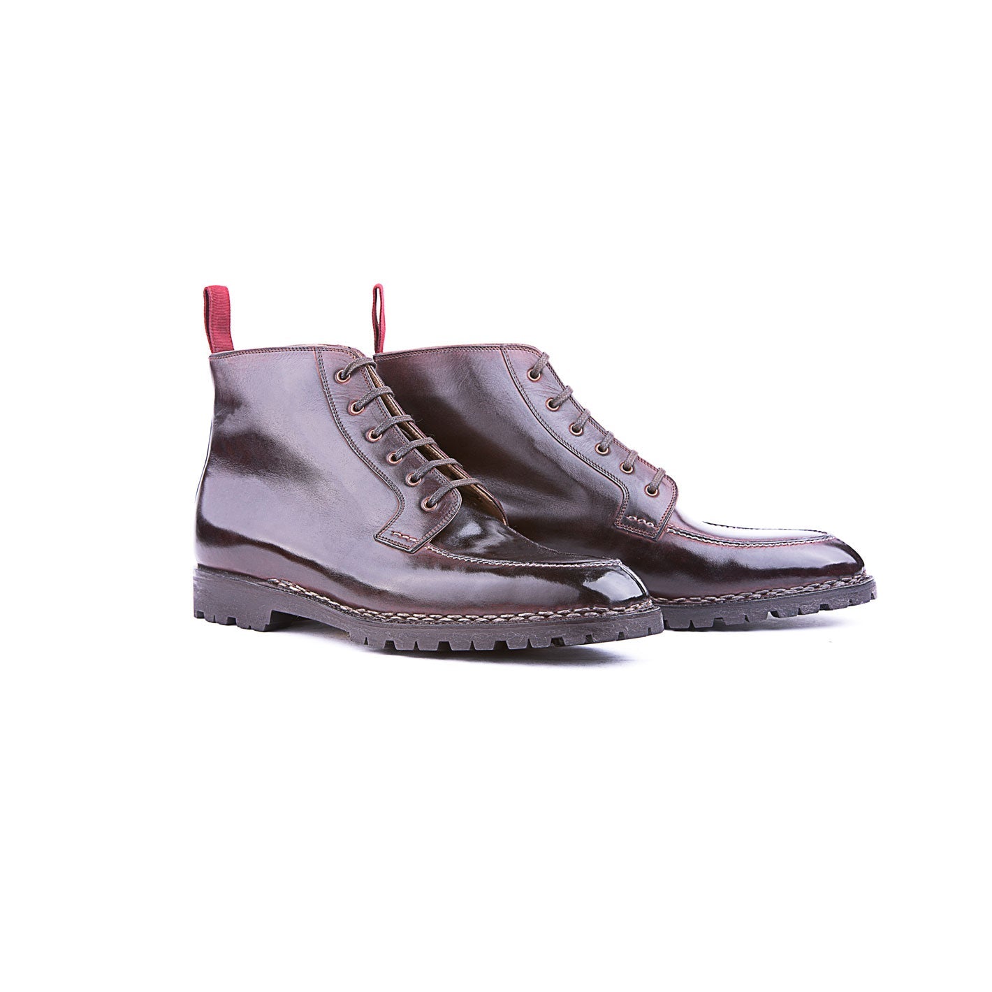 Derby Boots With Hand Sewn Norwegian Apron