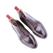 Derby Boots With Hand Sewn Norwegian Apron