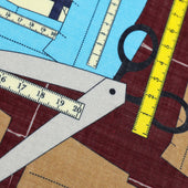 Pattern Making Wool Silk Pocket Square 40x40cm
