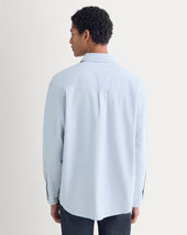 Lightweight Oversized Oxford | Light Blue