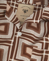 Brown Yard Viscose Shirt